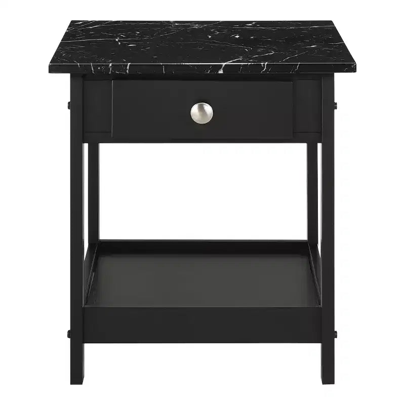 4pc Minsay Transitional Faux Marble Top Storage Coffee Table Set - HOMES: Inside + Out