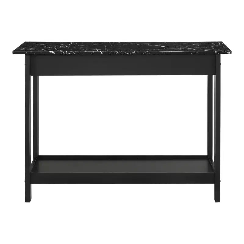 4pc Minsay Transitional Faux Marble Top Storage Coffee Table Set - HOMES: Inside + Out