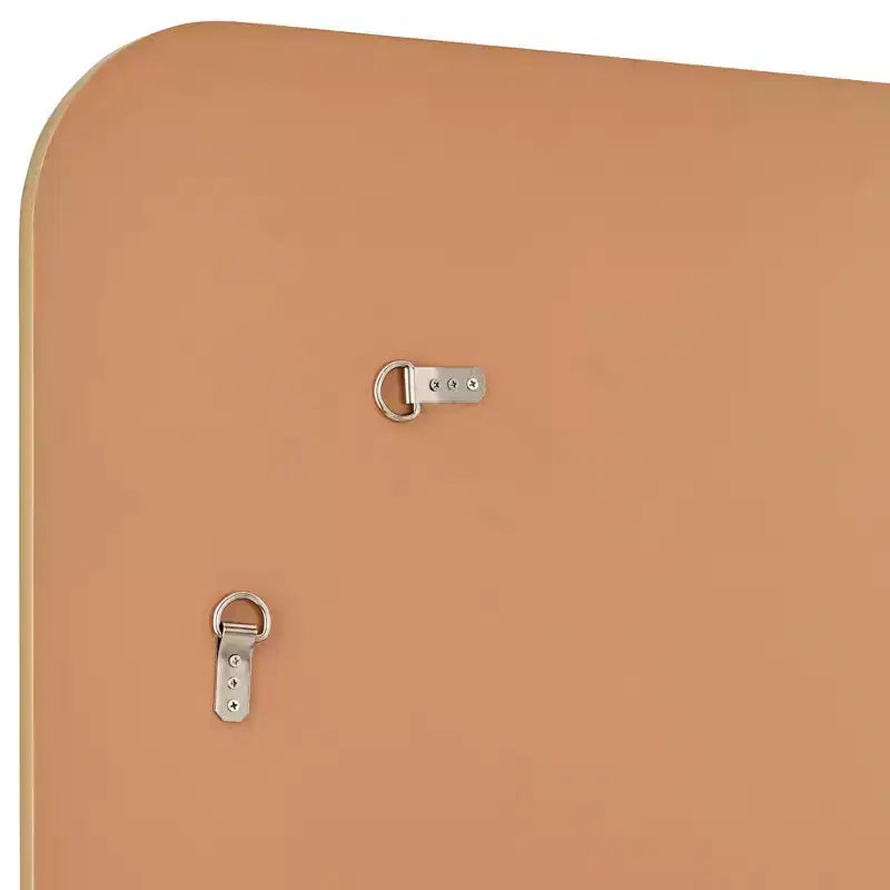 Noble Park Devonshire Rectangular Vanity Wall Mirror Modern Beveled Glass Gold Frame 28 Wide for Bathroom Bedroom Living Room
