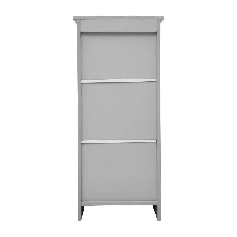 Flash Furniture Vega Bathroom Storage Cabinet Organizer with Magnetic Closure Door, In-Cabinet Adjustable Shelf, and Upper Open Shelf