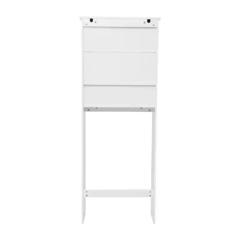 Merrick Lane Over the Toilet Bathroom Organizer with Shelves and Magnetic Closure Doors
