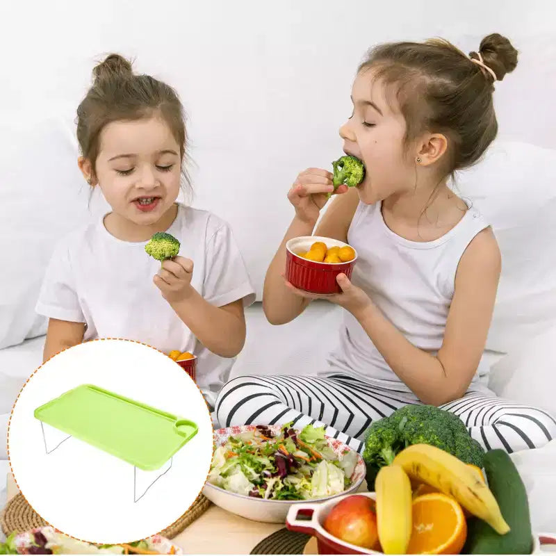 Unique Bargains Reusable Bed Laptop Breakfast-Serving Table with Folding Legs