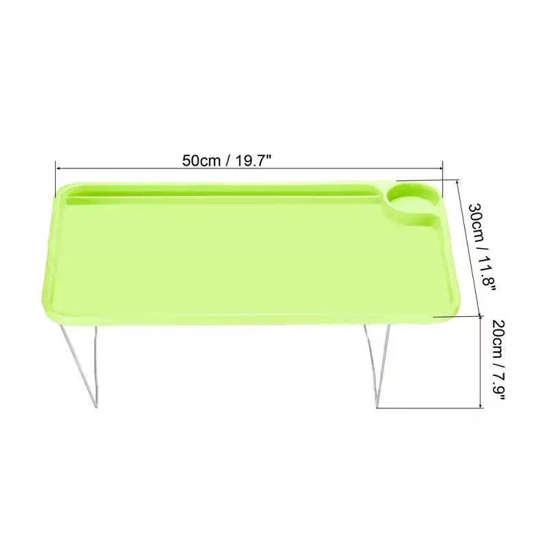 Unique Bargains Reusable Bed Laptop Breakfast-Serving Table with Folding Legs