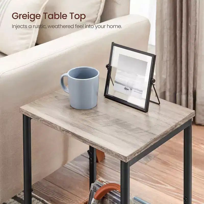 VASAGLE End Table Set of 2, Small Side Tables, Nightstand for Living Room, Bedroom, Office, Bathroom