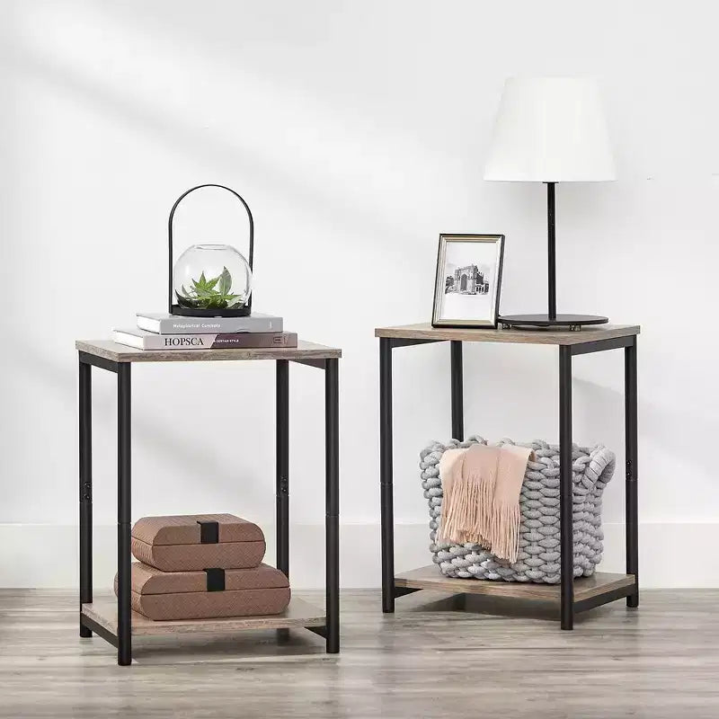 VASAGLE End Table Set of 2, Small Side Tables, Nightstand for Living Room, Bedroom, Office, Bathroom