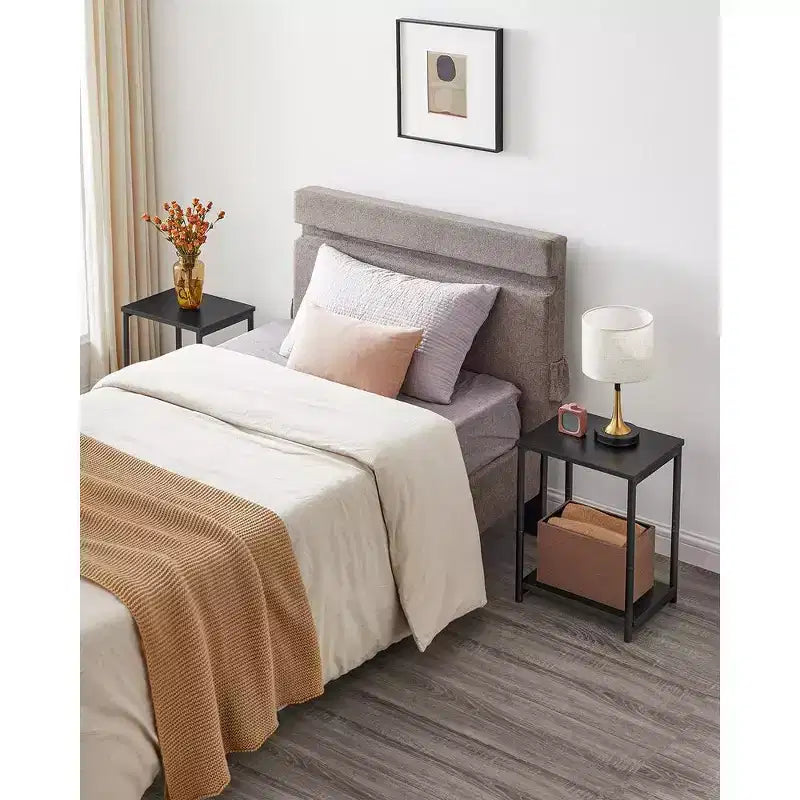 VASAGLE End Table Set of 2, Small Side Tables, Nightstand for Living Room, Bedroom, Office, Bathroom