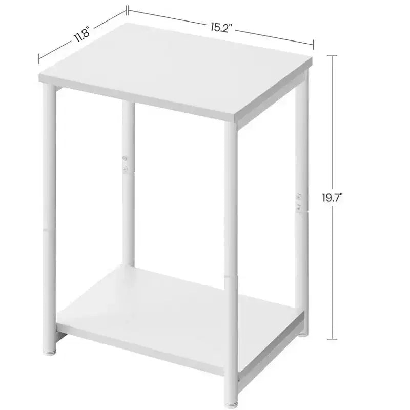 VASAGLE End Table Set of 2, Small Side Tables, Nightstand for Living Room, Bedroom, Office, Bathroom