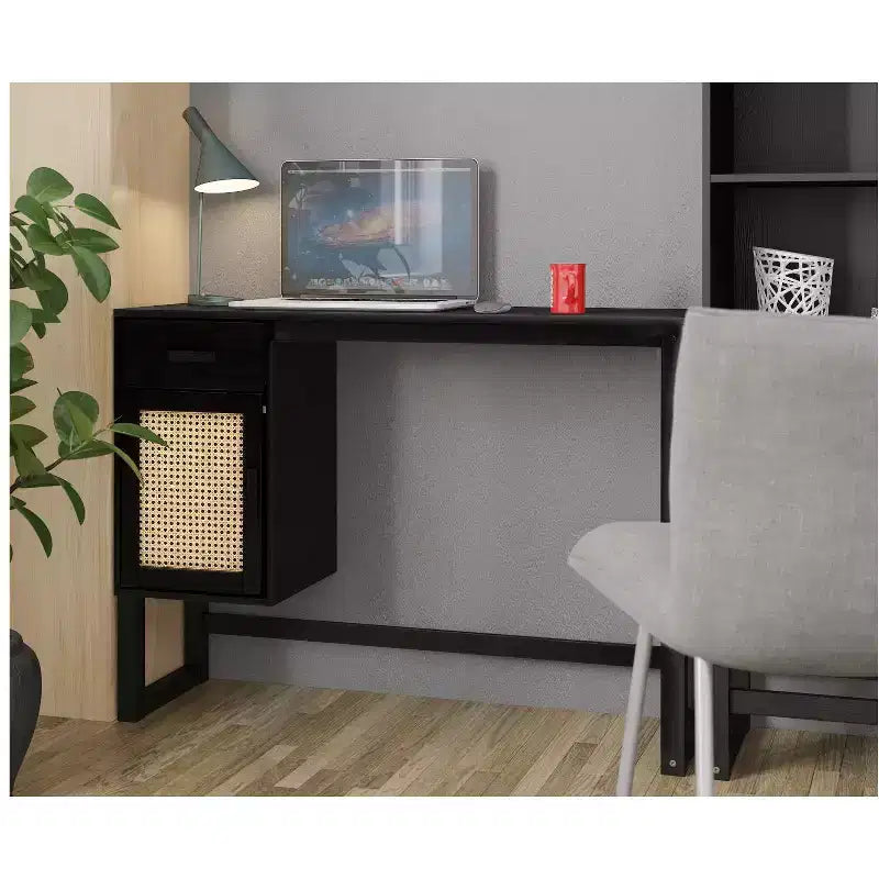 Ren Home Talo Desk with Closed Storage and Drawer