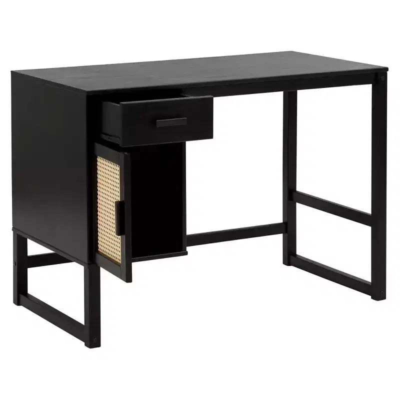 Ren Home Talo Desk with Closed Storage and Drawer