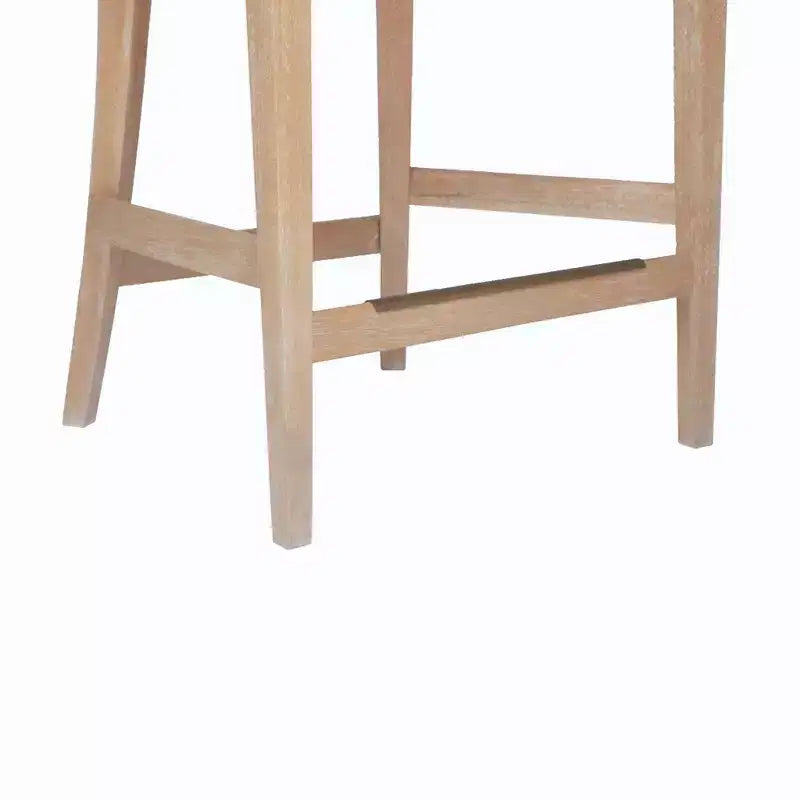 Martha Stewart 25 Playa Handcrafted Rattan Counter Height Barstool