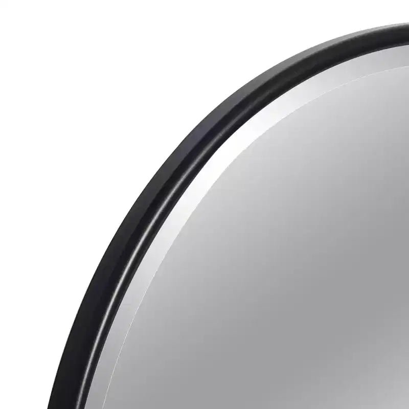 Dovelina Arch Metal Framed Bathroom Vanity Pivot Mirror Hanging Mirror Set of 2