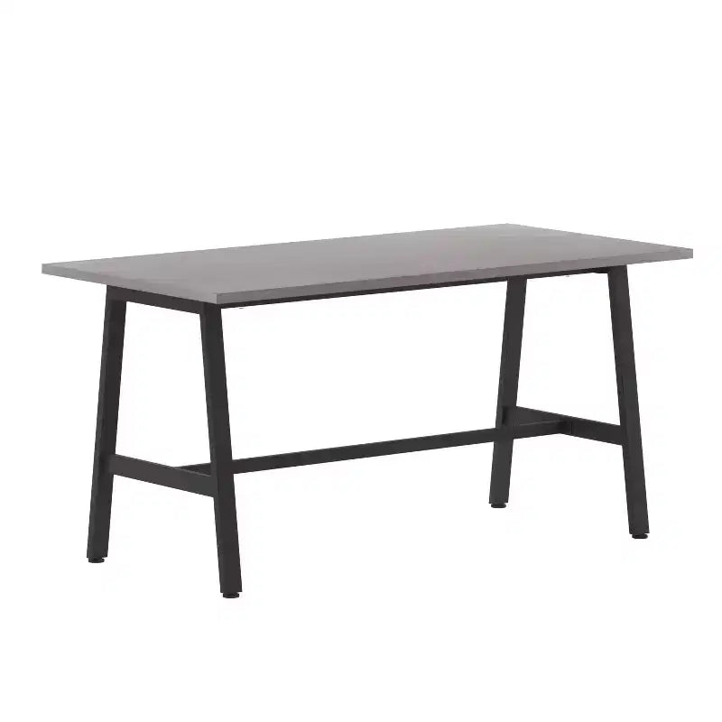 Flash Furniture Redmond Commercial 60x30 Conference Table with 1 Thick Double Sided Laminate Table Top with PVC Edging and Heavy Duty A-Frame Steel Base