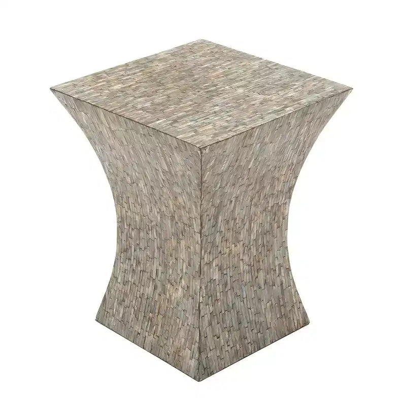 Contemporary Shell Inlaid Accent Table - Olivia & May