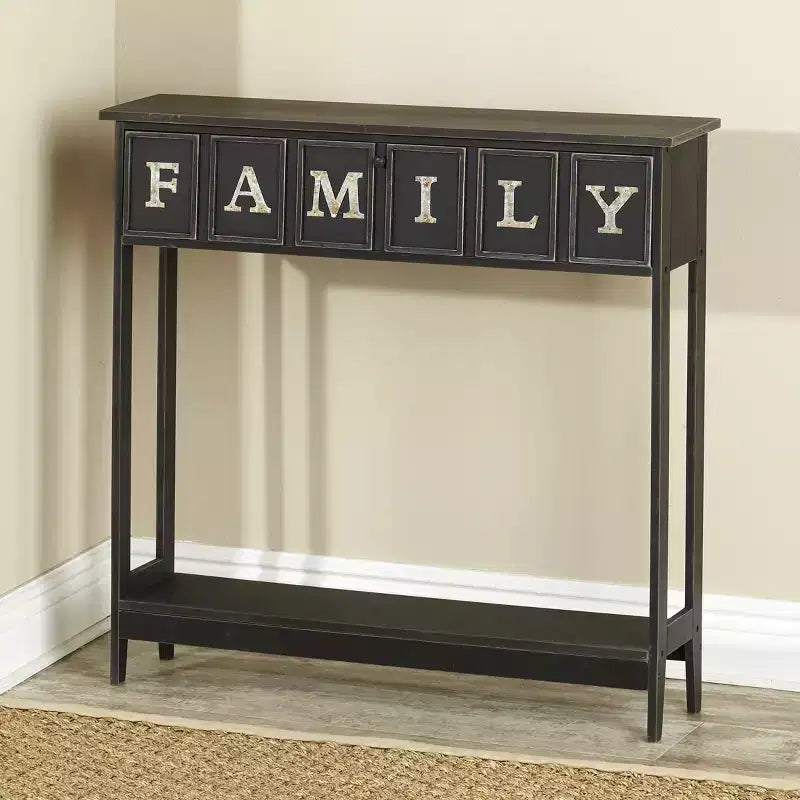 Table d'appoint murale avec message familial The Lakeside Collection
