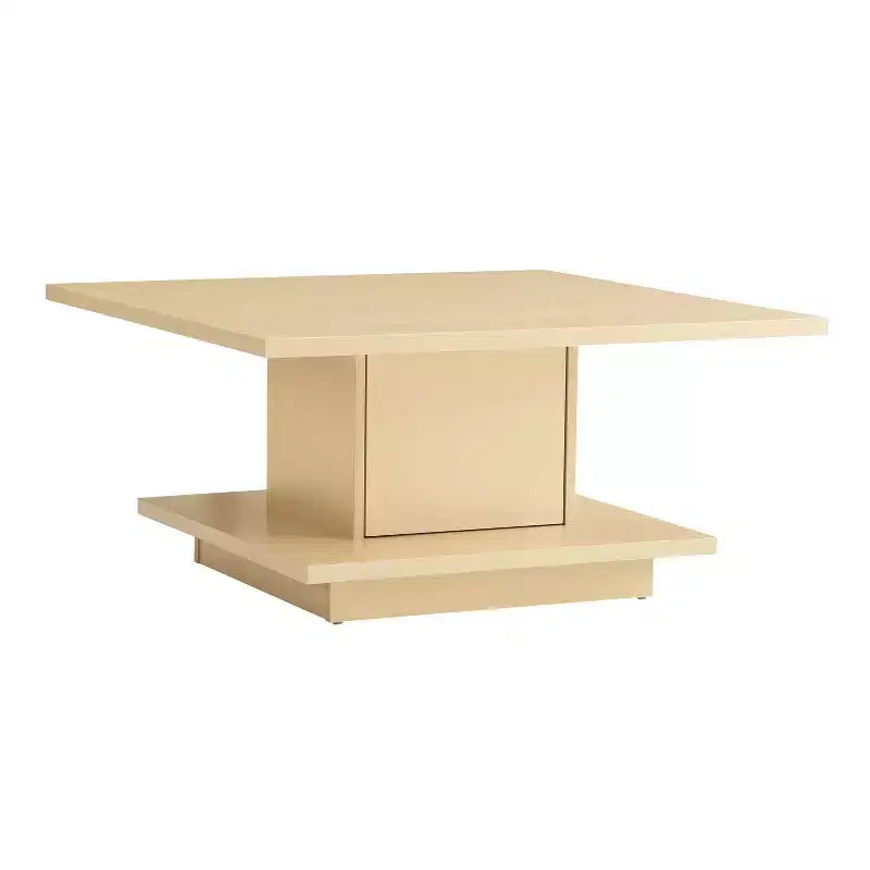 24/7 Shop At Home Traci 31 Contemporary Square Coffee Table with Hidden Storage