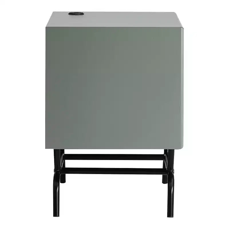 24/7 Shop At Home 18 Meadowgrove Table d'appoint moderne 1 tiroir avec ports USB et étagère
