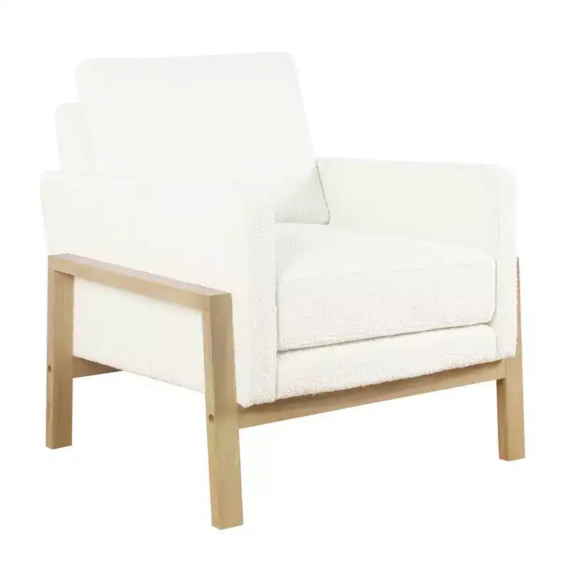 Wood Frame Accent Chair - HomePop
