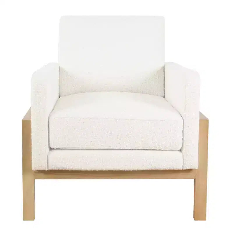 Wood Frame Accent Chair - HomePop