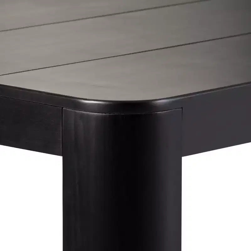 Plank+Beam Contour Dining Table, 60 Solid Wood Kitchen Table for 4