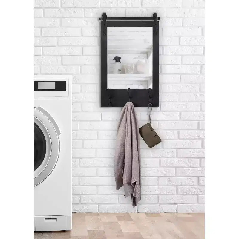 18 x 28 Cates Functional Wall Mirror - Kate & Laurel All Things Decor