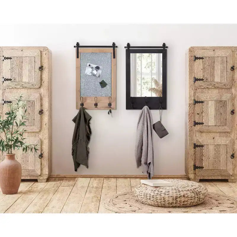 18 x 28 Cates Functional Wall Mirror - Kate & Laurel All Things Decor