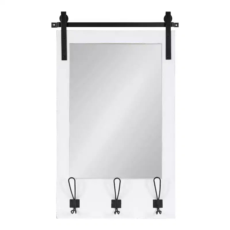 18 x 28 Cates Functional Wall Mirror - Kate & Laurel All Things Decor