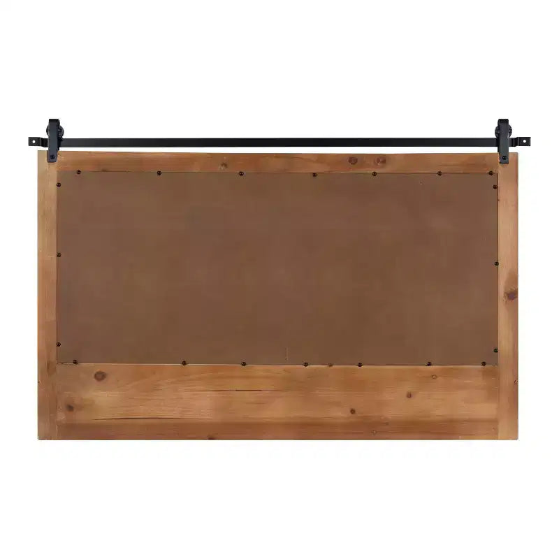42 x 27 Cates Framed Wall Mirror with Shelf and Hooks - Kate & Laurel All Things Decor