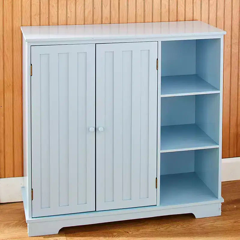 Meuble de rangement avec buffet et panneaux à rainures Lakeside Collection