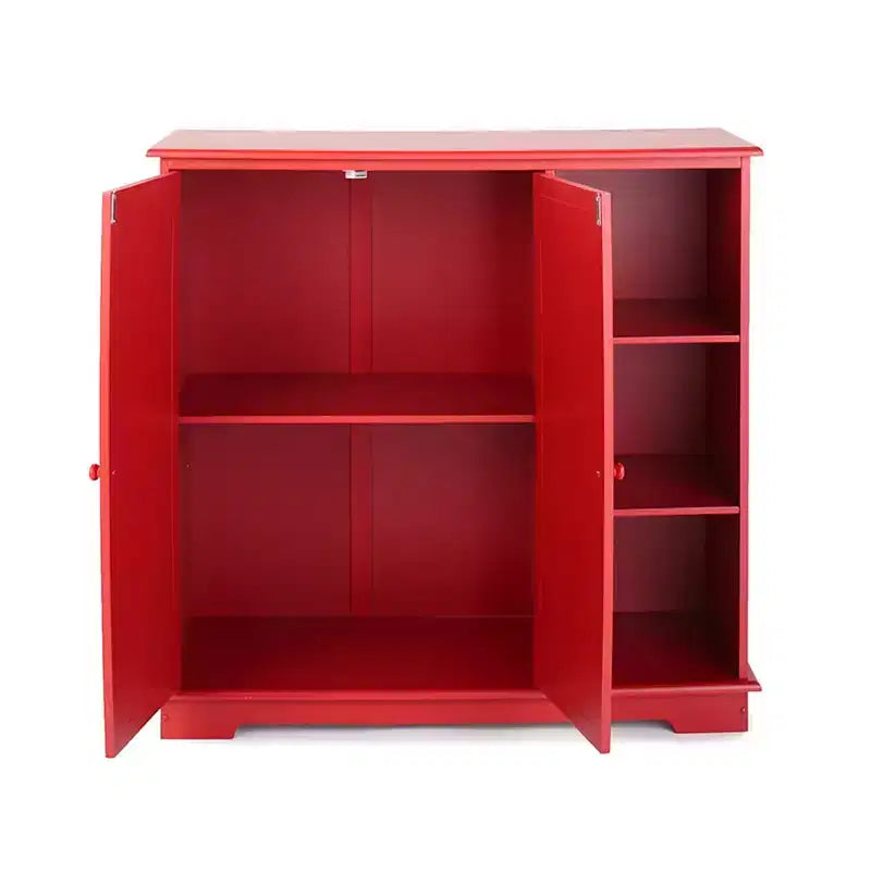Meuble de rangement avec buffet et panneaux à rainures Lakeside Collection