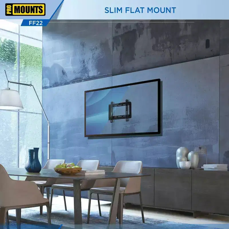 Support mural plat Promounts pour téléviseur