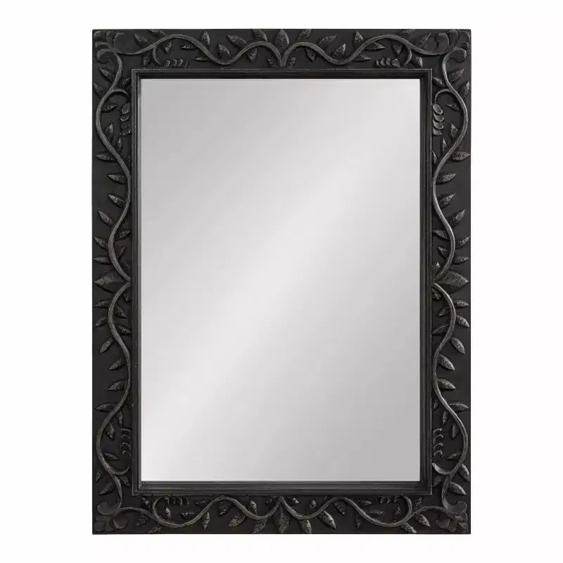 Miroir en bois sculpté Natesa 24x32 par Kate & Laurel All Things Decor