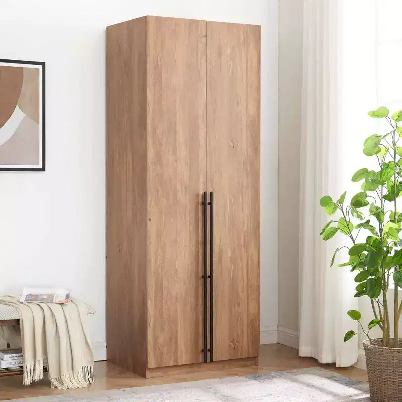 Manhattan Comfort Lee 2 Door and 4 Shelf Wardrobe Closet