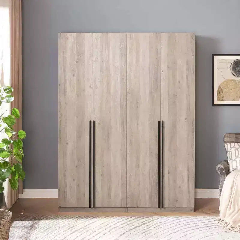 Armoire 2 Portes 5 Étagères Lee Manhattan Comfort