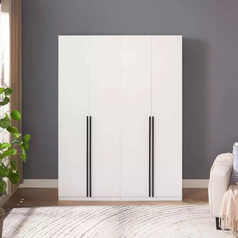 Armoire 2 Portes 5 Étagères Lee Manhattan Comfort