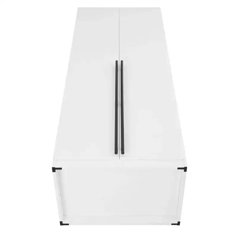 Armoire 2 Portes 5 Étagères Lee Manhattan Comfort