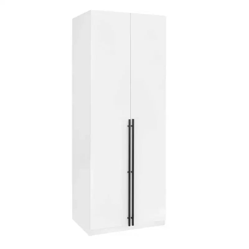 Armoire 2 Portes 5 Étagères Lee Manhattan Comfort