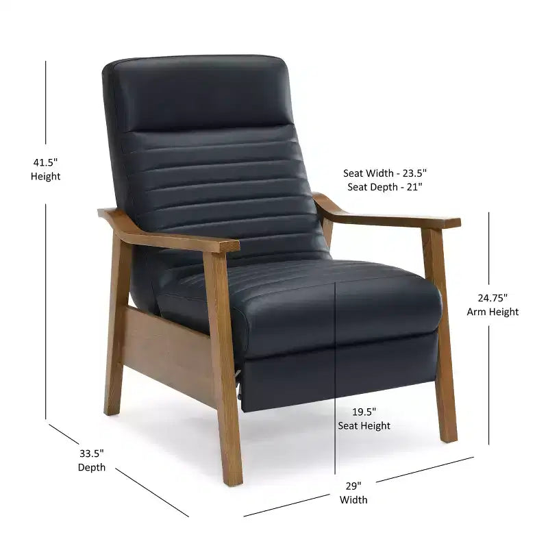 Fauteuil inclinable à dossier pressé Arthur Comfort Pointe