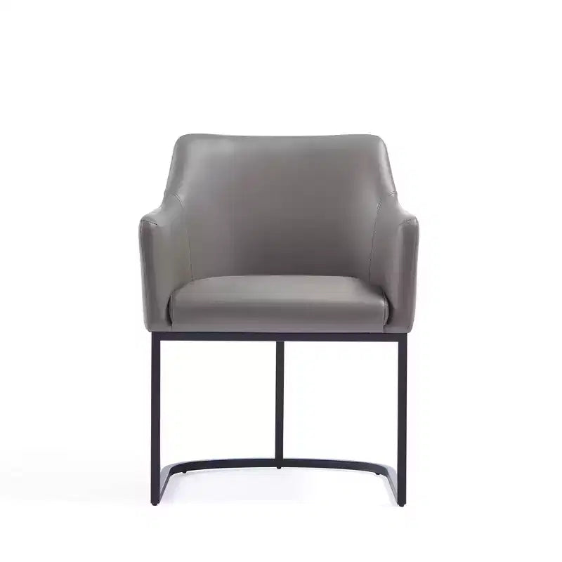 Chaise de salle à manger capitonnée en similicuir Serena - Manhattan Comfort