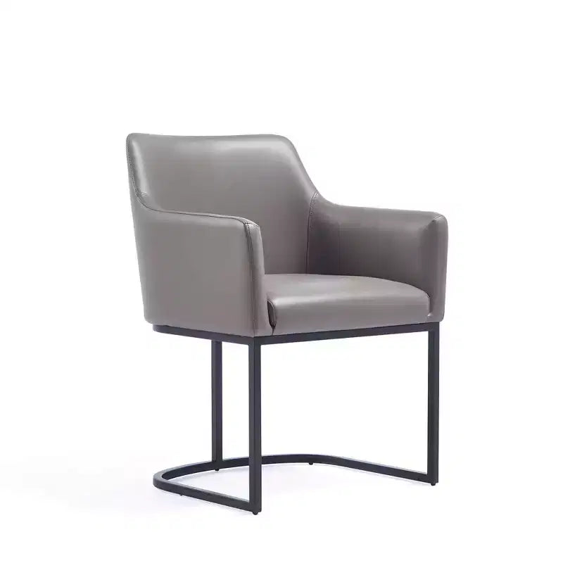 Chaise de salle à manger capitonnée en similicuir Serena - Manhattan Comfort