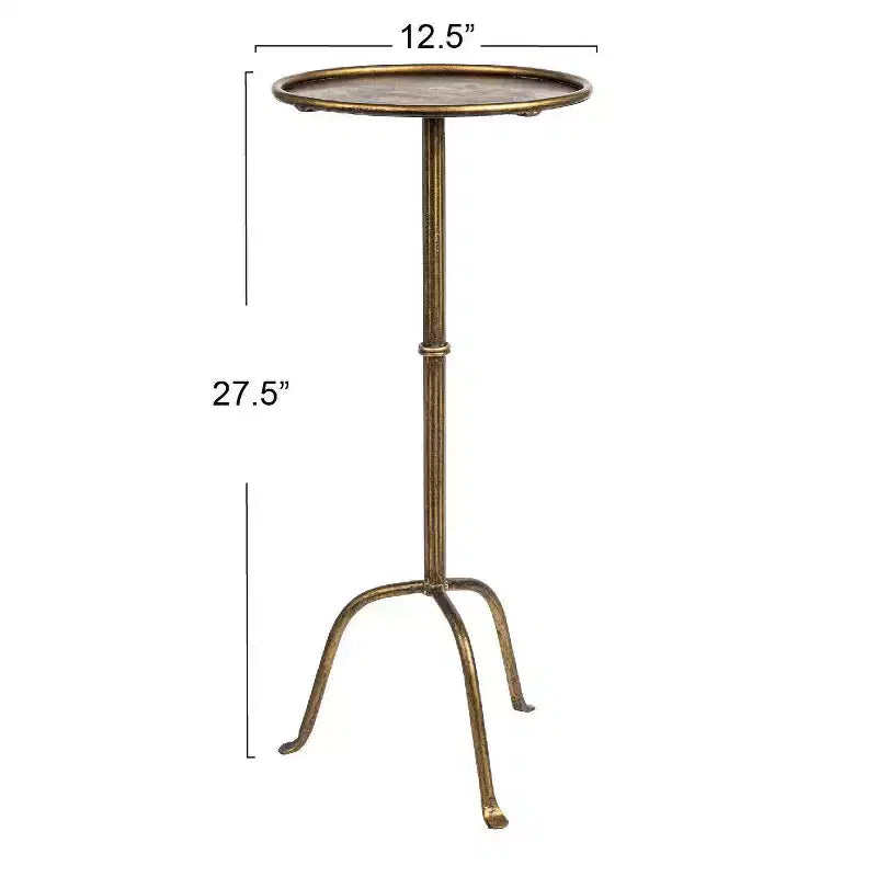 Table d'appoint en métal pour cocktail Martini, « Storied Home »