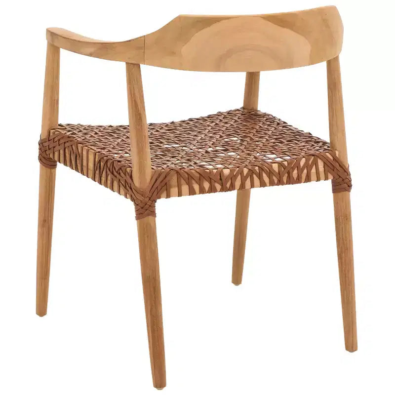 Fauteuil en cuir tressé Munro - ACH1005 - Safavieh