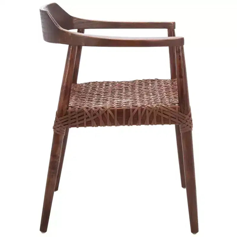 Fauteuil en cuir tressé Munro - ACH1005 - Safavieh
