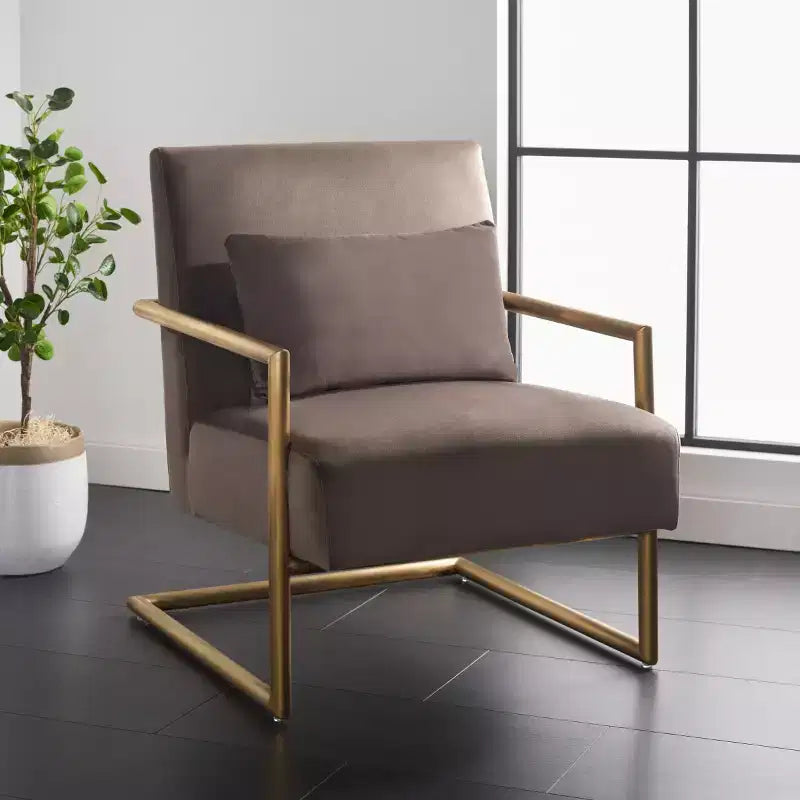 Fauteuil Konomi - ACH5204A - Taupe foncé - Safavieh