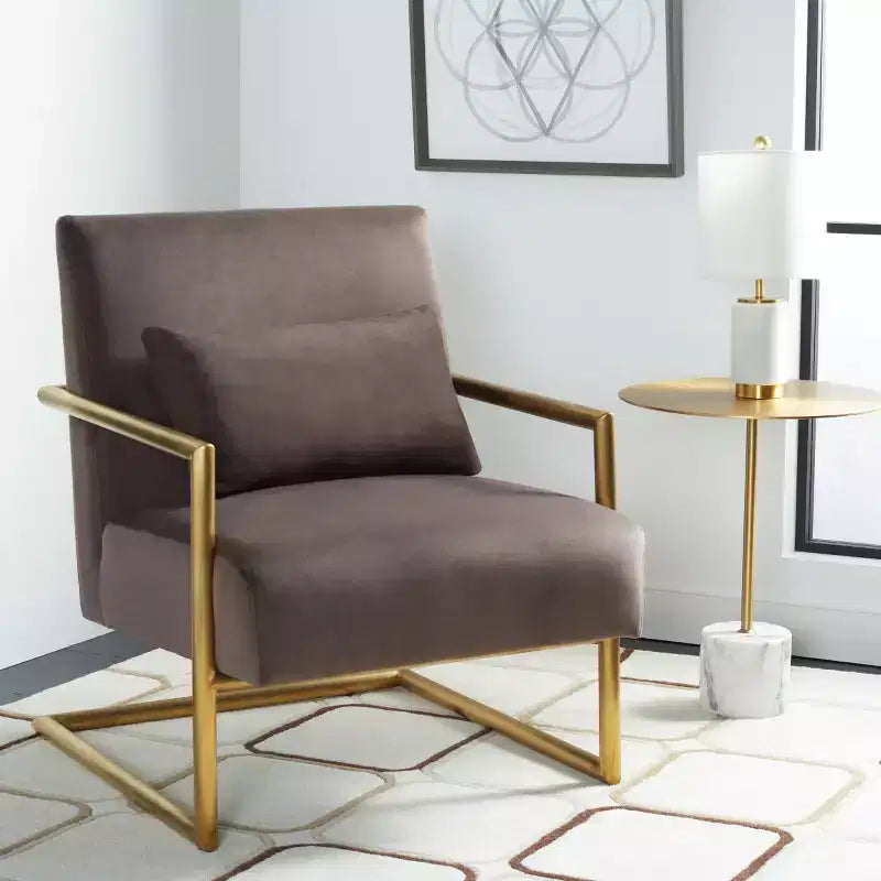 Fauteuil Konomi - ACH5204A - Taupe foncé - Safavieh