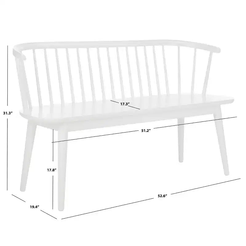 Blanchard Spindle Bench - BCH8500 - Safavieh