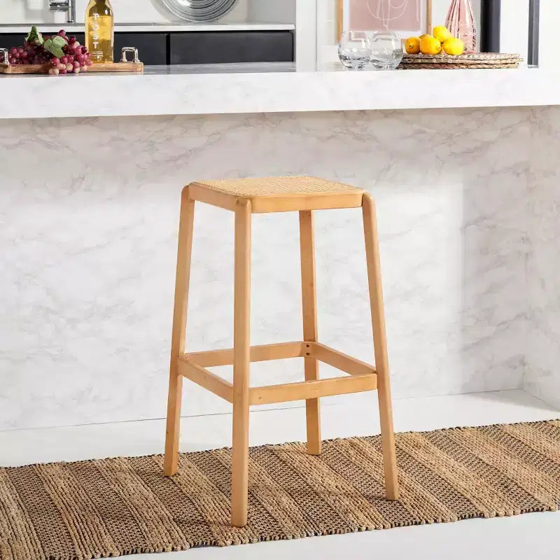 Silus Backless Cane Bar Stool - BST9505 - Safavieh