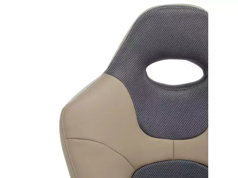 Belinda Swivel Desk Chair - Height Adjustable - FOX8503 - Black/Grey - Safavieh