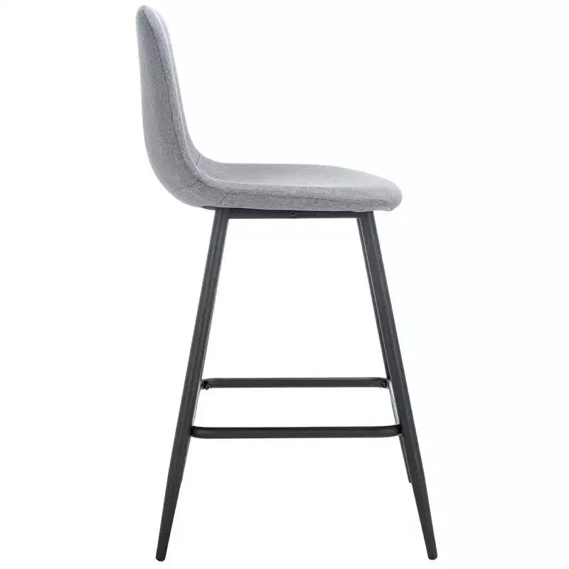 Travis Counter Stool - BST2001 - Dark Grey/Black - Safavieh