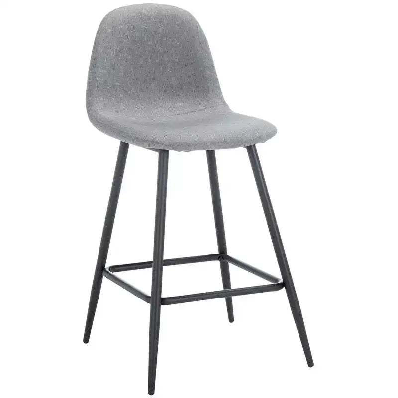 Travis Counter Stool - BST2001 - Dark Grey/Black - Safavieh