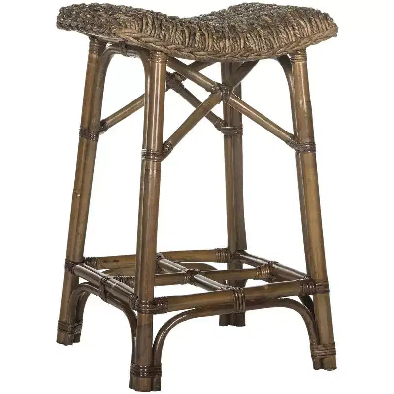 Ramiro Stool - SEA7011 - Brown - Safavieh